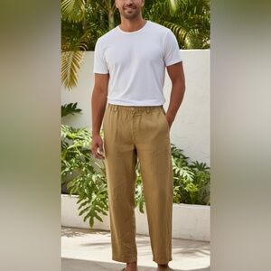 Caribbean 100%Linen pants men